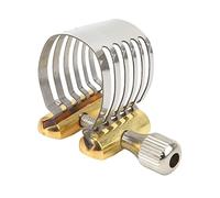 Clip pour embouchure de saxophone, ligature de saxophone à réglage par vis en acier inoxydable avec boîte de rangement pour saxophone ténor, support de anche durable avec contrôle