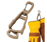 Clip pour gants - Clip pour gants de travail | Porte-gants avec ouverture et anneau pivotant, pour accrocher serviette, clés, lunettes, torche, tasse