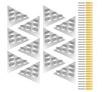 Clip Pour Panneau Acoustique | Accessoires De Réduction Du Bruit 12 Pièces Pour Montage Sur Empalement | Matériel De Fixation Pour La Maison, Le Studio De Musique, Le Bureau À Domicile Et L'appartemen