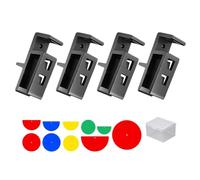 Clip pour panneau d'armoire de garde-robe, poignée robuste amovible, 7,8 cm, pinces de maintien de tiroir, clip fixe de fermeture, accessoire de menuiserie de précision, pour les propriétaires,