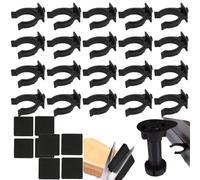 Clip pour Plinthe,20pcs Clips Plinthe Cuisine,Clips Fixation de Plinthe de Cuisine,Clips de Fixation sur Socle pour Plinthes,Clip de Sapin Plastique Pied Meuble,Clip Panneau Bain,pour Pieds Lit