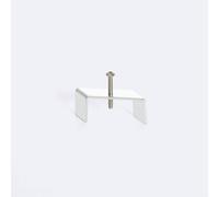 Clip Pour Rail Monophasé Borgia Encastré Aluminium Argenté