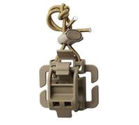 Clip pour sangle de sac à dos - Support pour clip de lampe de poche, porte-clés multifonction pour ceinture Clips pour sac à dos | Pelle , clip pour piolet, accessoires de randonnée pour