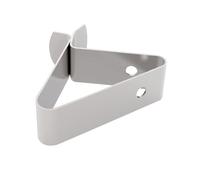 Clip pour sonde de température de barbecue - Support en acier pour thermomètre de barbecue - Clip en métal pour sonde de température pour grille - Support réutilisable pour capteur de thé