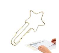 Clip pour stylos - 20 pièces marque-page métallique | trombone pour papier - pour voyageur, université, maison, école, travail, bloc-notes, et journal