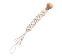 Clip pour tétine Boho - Clips tétine en coton souple | Clip pour tétine Boho | Porte-tétine en coton souple | Clip tétine en corde fait à la main pour
