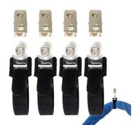 Clip pour tube à oxygène - Support de tuyau 4 pièces pour lit | Adaptateur de support de montage de gestion de connecteur en plastique | Aide à la sécurité des tubes pour femmes et hommes, somnifère