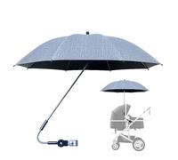 Clip Rain Umbrella-for-for-tollers, poussette Pince de pluie | Parasol supplémentaire avec protection UV LSF 50+ Terminal | Parapluie étanche à 360 degrés pour les poussettes, protection solaire pour