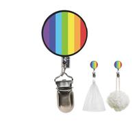 Clip rétractable antidérapant pour serviette de cuisine | Pinces télescopiques pour torchons à la maison, cuisiniers, parents, bureau, appartement, camping-car, salle de bain, garage