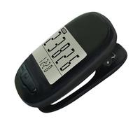 Clip sur Le podomètre - Pidomètre de Marche numérique Portable, Tracker de Pas avec Fonction d'horloge | Odomètre du Fitness, comptoir calorique de Distance précise, minuteur d'exercice pour Faire du
