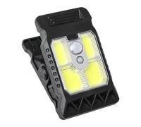 Clip sur les lumières solaires - Clips de lumière solaire extérieure | Petites lumières solaires pour la clôture de liaison chaîne | 300 lm Capteur de mouvement Éclairage de la sécurité du jardin impe