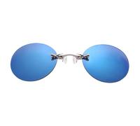 Clip sur lunettes de soleil - 1,85 pouces, polarisées surdimensionnées | Protection UV SUNGLāses pour la conduite de lunettes de soleil tendance pour hommes qui s'adaptent aux lunettes de prescription