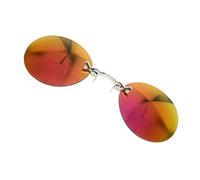 Clip sur lunettes de soleil - 1,85 pouces, polarisées surdimensionnées | Protection UV SUNGLāses pour la conduite de lunettes de soleil tendance pour hommes qui s'adaptent aux lunettes de prescription