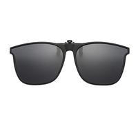 Clip sur lunettes de soleil sur lunettes de prescription : lentille solaire polarisée, superposition de protection UV | nuances de lunettes, filtre à regard pliable, spécifications de Flipup