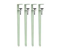 Clip Table Pieds Set 4 Bricolage Réglable Heavy Duty Meubles Pieds Bancs Bureaux Tables à Manger Table d’appoint Chaises Tables Basses (40cm/Vert)