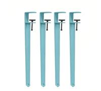 Clip Table Pieds Set 4 Bricolage Réglable Robuste Meubles Pieds Bancs Bureaux Tables à Manger Table d’appoint Chaises Tables Basses (71cm/Bleu Ciel)