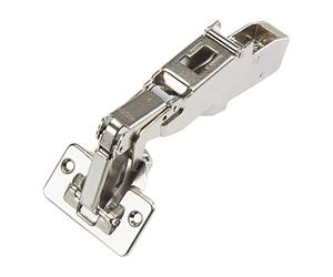 CLIP top Charnière grand angle 170°, coudée 9,5 mm, avec/sans ressort, pot : vis
