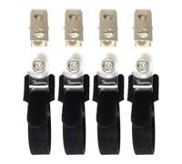 Clip Tube Oxygène - Lot De 4 Supports De Canule Nasale | Attache Fixation Pour Tuyau Médicale, Gestion Sécurisée Des Tubes Pour Lit Et Déambulateur, Accessoire Anti-enroulement En
