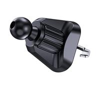 Clip universel pour grille d'aération de voiture, support de téléphone de voiture et chargeur de voiture sans fil pour grille d'aération verticale et circulaire, crochet long [1,7 cm de diamètre]