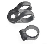 Clip universel pour harnais de débroussailleuse, crochet clip support noir pour arbre de 26 mm, 5,7 x 3,7 x 3,2 cm, facile et pratique à installer