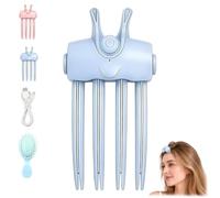 Clip volume sans fil pour racines - Clip de racine de volume chauffée - Aide à la racine des cheveux avec 2 niveaux de chaleur - Clips de volume rechargeables pour cheveux plats