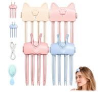 Clip volume sans fil pour racines - Clip de racine de volume chauffée - Aide à la racine des cheveux avec 2 niveaux de chaleur - Clips de volume rechargeables pour cheveux plats