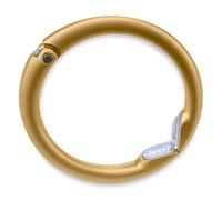 Clipa 2 - Crochet pour Sac / Sac à main - ouvert, c'est un crochet solide, fermé, il devient un anneau, jusqu'à 10 ans de durée de vie - peut également servir de bracelet, Matte Gold (or) - 1273