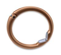 Clipa Cintre porte-monnaie - PVD bronze mat - L'anneau qui s'ouvre en crochet et se suspend dans un espace de seulement 10 mm, charge de 15 kg, garantie 3 ans