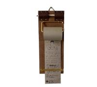 Clipboard Notebook, Wall-Mounted Note Paper Dispenser Roll, Retro Decorative Hanging Workbook, Functional Writing Pad for Restaurant, Sketching, To-Do Lists, Living Room, Workplace Use