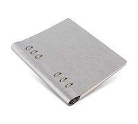 Clipbookook Saffiano métallique A5 Silver