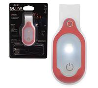 Clipglow Lampe de nuit à clipser pour infirmière, légère, magnétique, portable, rechargeable par USB, batterie de 8 à 10 heures, 4 réglages de lumière, 10 à 25 lumens, rouge