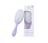 Cliphair Brosse à cheveux à poils doux pour extensions de cheveux humains - Poils doux en nylon pour des cheveux lisses, brillants, sans nœuds - Brosse à cheveux anti-frisottis pour femme