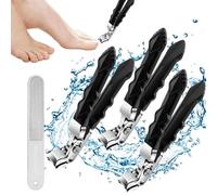 Clipmaster Pro Toenail Clippers, Cumuul Toenail Clippers For Seniors Thick Toenails, Cumulus Clipmaster Pro Nail Clipper, Cumuul Long Handled Stainless Steel Nail Clippers For Thick Nail (3PC)