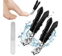 Clipmaster Pro Toenail Clippers, Cumuul Toenail Clippers For Seniors Thick Toenails, Cumulus Clipmaster Pro Nail Clipper, Cumuul Long Handled Stainless Steel Nail Clippers For Thick Nail (2PC)