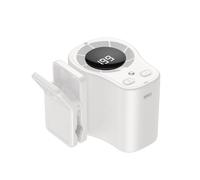 clipon Fan with LED Display, Portable Battery-Operated Cooling Gadget, Durable Vent Fan for Car, Truck, SUV, and Automotive Use, Personal Cooling Accessory for Indoor, Outdoor, Offices, and Travel