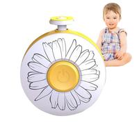 Clipper à ongles de bébé rechargeable - Fichier de ongles électriques 6 en 1 et ensemble de tondeuse | Kit de manucure ultra-sécurité pour les nouveau-nés, nourrissons et tout-petits | 600mAh Essentie