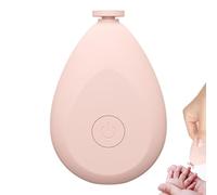 Clipper à ongles électriques bébé, coupe-ongles de bébé avec 4 têtes de broyage - fichier de ongles nouveau-né pour les orteils et les ongles, Clipper à ongles pour tout-petit, batterie