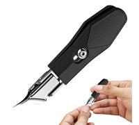 Clipper à ongles incurvé - lame en acier inoxydable, coupe en pente | Outil précis de soins des ongles avec poignée non glissante, coupe-ongles ergonomique pour les personnes âgées, pédicure et manucu