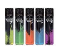 Clipper Briquet large 4 pièces avec motifs différents (Nebula Jet)