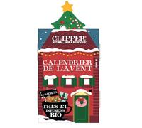 CLIPPER - Calendrier de l'Avent - Thés & Infusions - Bio - 24 sachets | Idée Cadeau Noël - Ingrédients Bio - 100% naturels