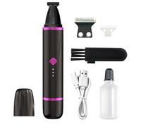 Clipper d'animaux de compagnie rechargeable, coupe-patte de chien, ensemble d'outils de toilettage, poignée ergonomique, conception multifonctionnelle, 18,2x3x3cm, pour la coupe du visage, le broyage