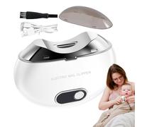 Clipper électrique des ongles, coupe-ongles électrique,Trimmer de l'ongle électrique portable rechargeable - Cutter d'ongle de sécurité réglable avec écran numérique LCD avec 3 vitesses et légers pour