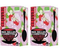 CLIPPER - Infusion Bio - Mes Belles Gambettes - Fraise & Fleur de Sureau - 20 Sachets d'Infusion Bio - 1 paquet
