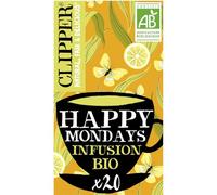 CLIPPER - Infusion bio Mondays | Savoureuse et onctueuse | Parfaite pour vos moments de détente | La boite de 45g | LOT DE 3