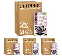 CLIPPER - Infusion Bio - Sur Mon Nuage - Citronnelle, Eucalyptus et Ginkgo - 20 Sachets d'Infusion Bio - Lot de 16