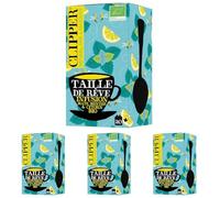 CLIPPER - Infusion Bio - Taille de Rêve - Maté, Menthe Citron - 20 Sachets d'Infusion - 4 paquet