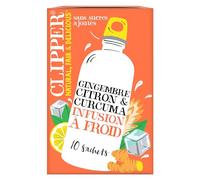 CLIPPER - Infusion Froide Citron Gingembre Curcuma - Bio - 10 sachets