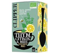 CLIPPER - Infusion Thym Citron Miel - Bio - 20 Sachets
