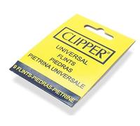 Clipper Lighter 9X Pierres à Briquet de Rechange - 9 Pierres + 3 Molettes avec Pierre Intégrée - avec Pochette Originale OnAir Aléatoire (9 Pierres à Briquet)