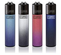 Clipper® Lot de 4 briquets - Gradient métallique